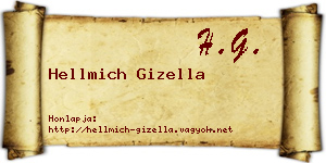 Hellmich Gizella névjegykártya